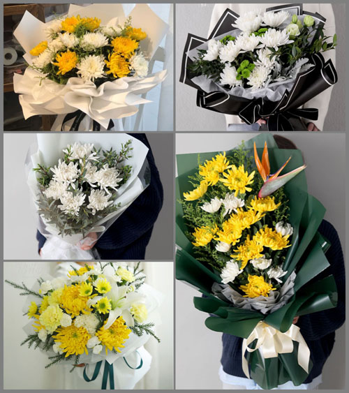 河北秦皇岛抚宁区茶棚乡白事花束代送